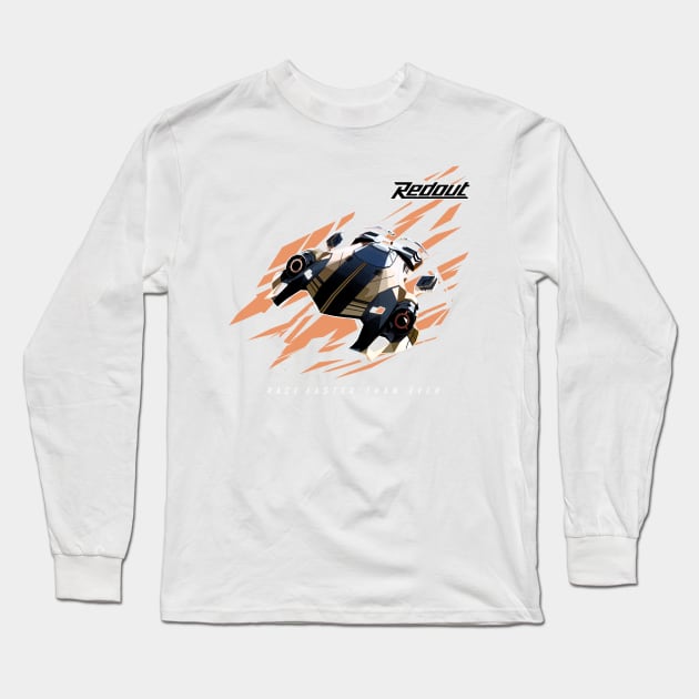 Redout - Lunare Bandit Tiger White Long Sleeve T-Shirt by 34bigthings